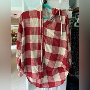 Women’s flannel with Hood